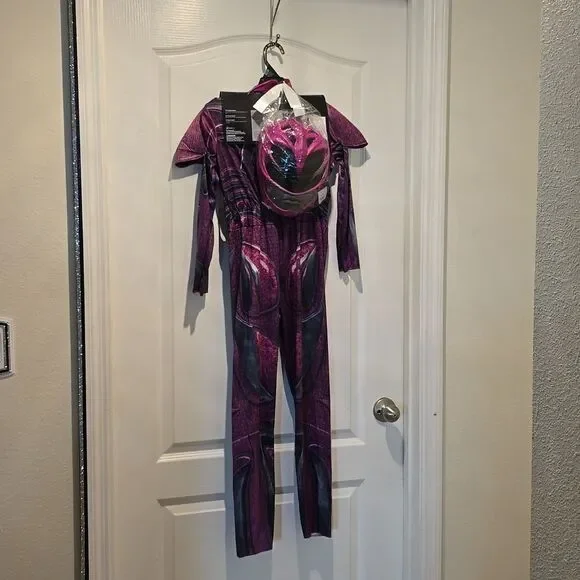 BRAND NEW KIDS PINK POWER RANGER COSTUME KIT - Picture 9 of 12